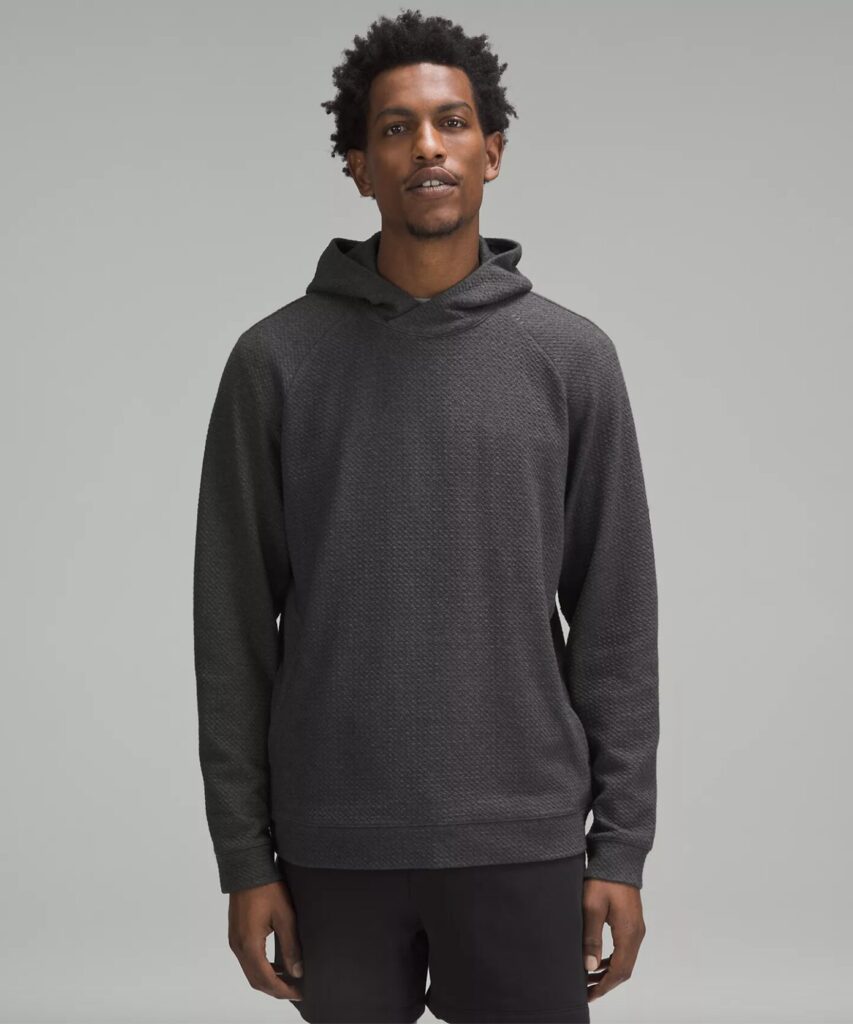 Textured Double-Knit Cotton Hoodie