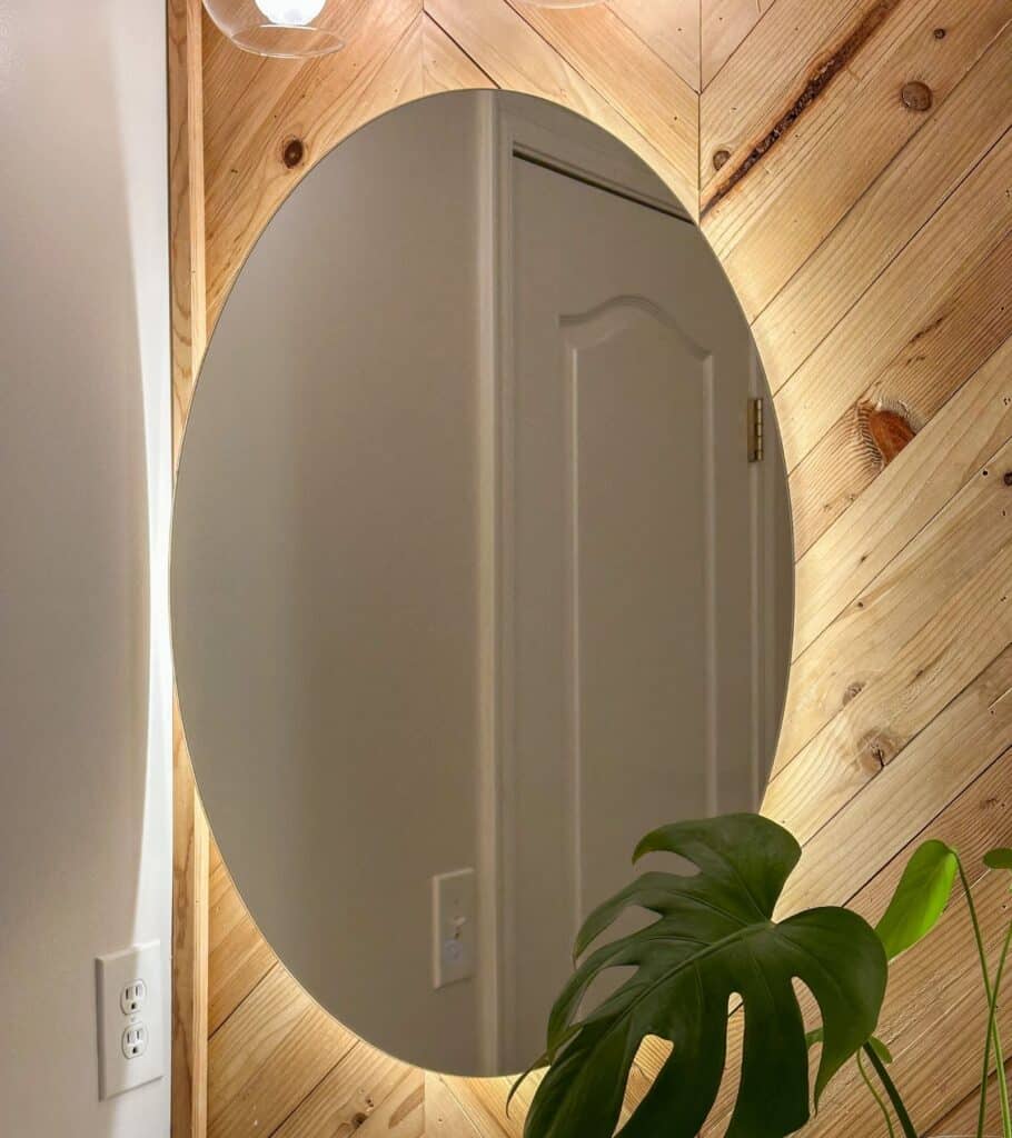 Organic Modern Bathroom Mirrors