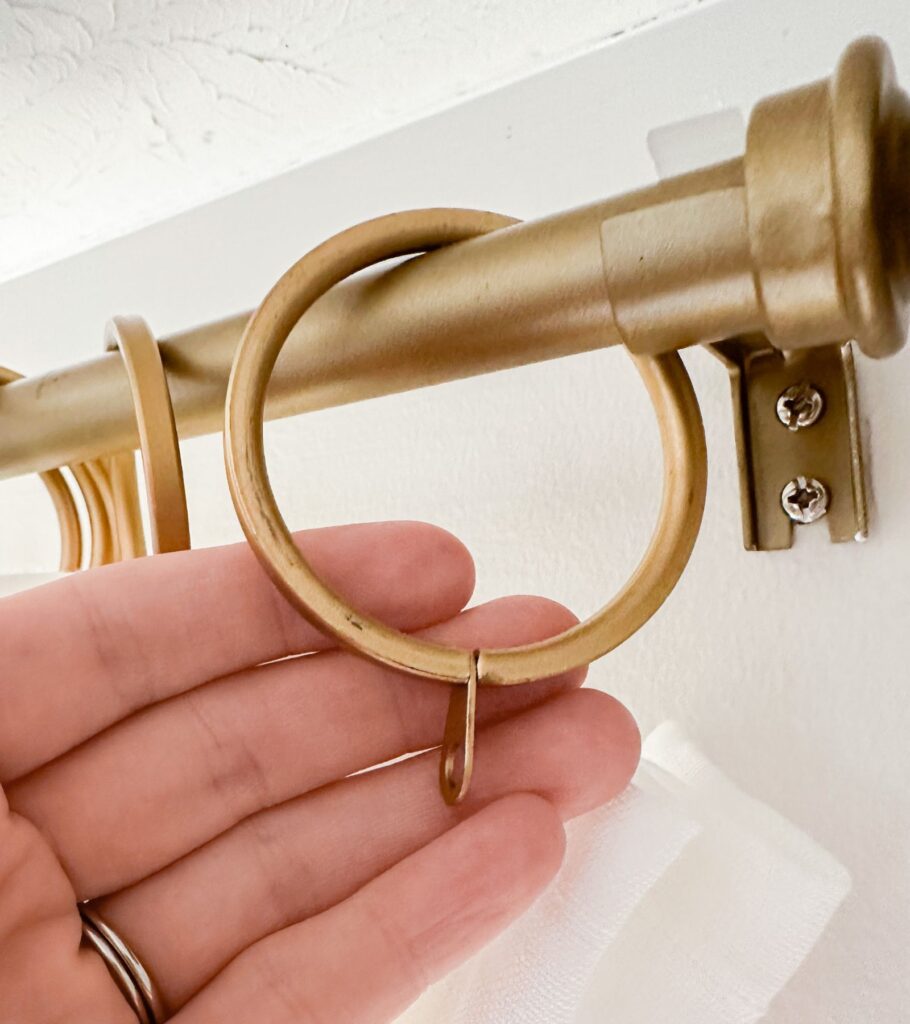 This $10  Hack Will Stop Your Curtain Rings from Catching — I  Promise!