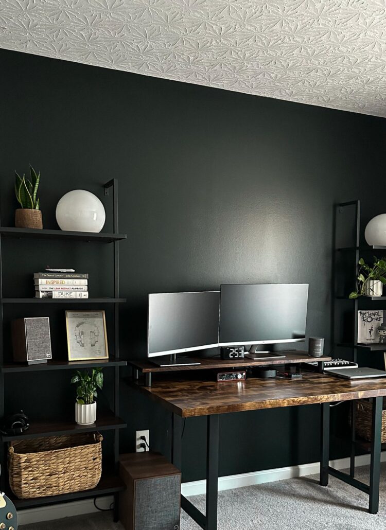 small masculine office