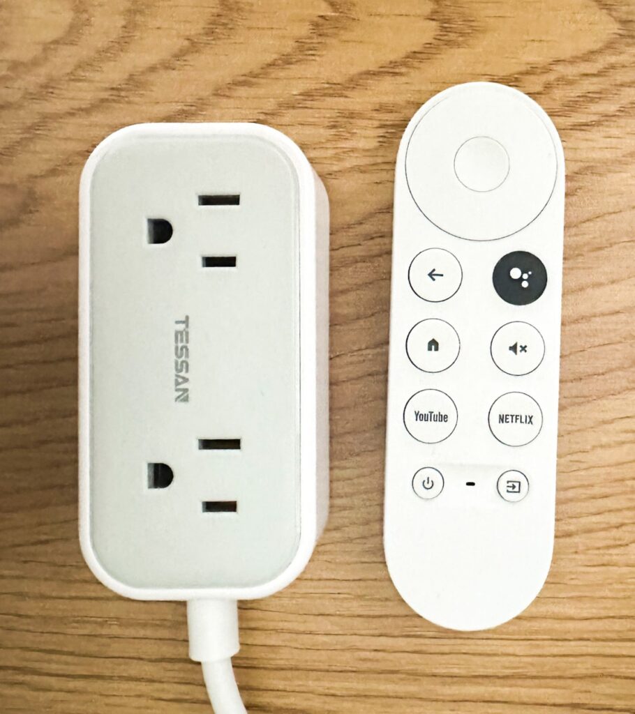 Extension cord power strip