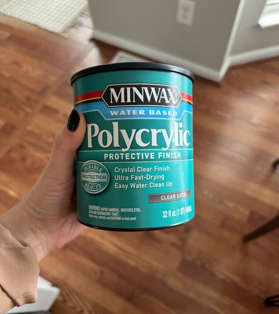 Polycrylic Minwax Protective Finish