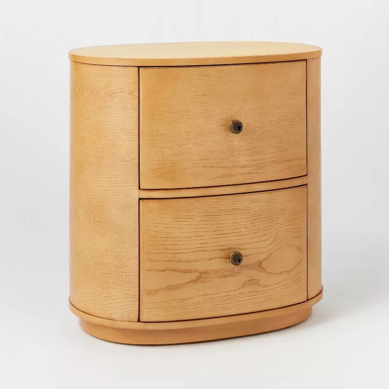 2 Drawer Nightstand Brown - Threshold