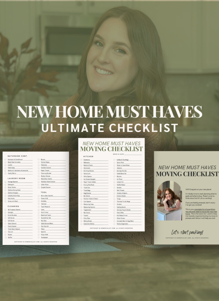 New Home Must Haves - Ultimate Checklsit