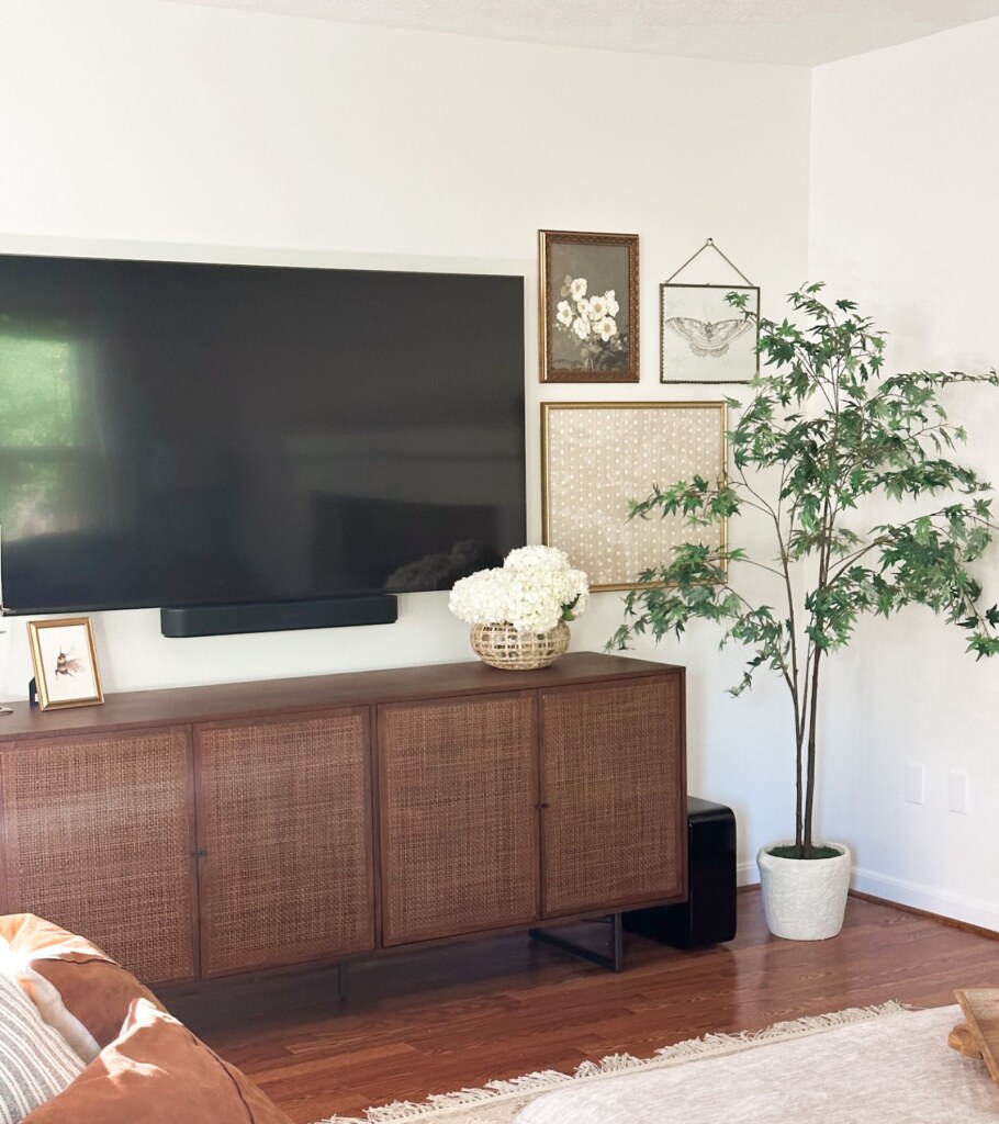 HOW TO HIDE CABLES ON YOUR WALL-MOUNTED TV & MINIMUM HEIGHT FOR TV