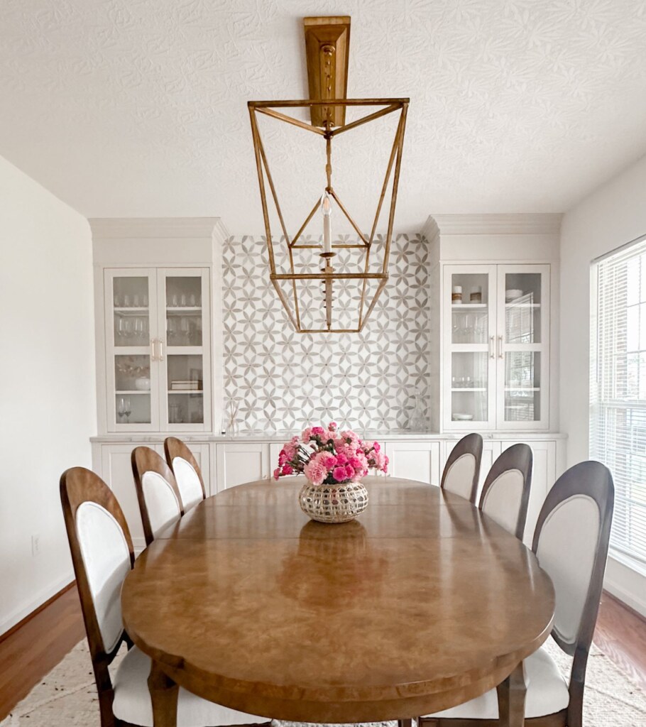 how low should a chandelier hang in a dining room