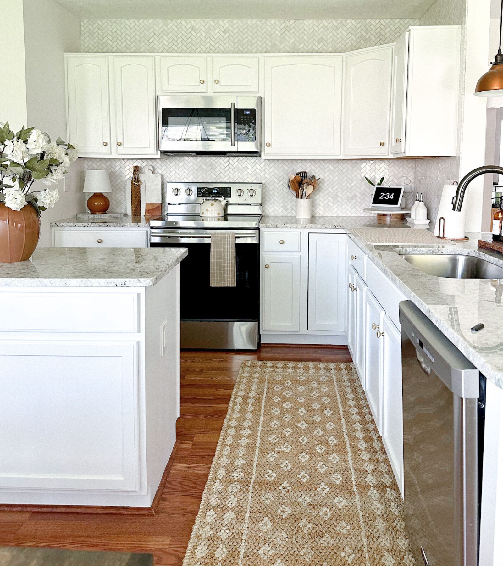 How To Make A Classic White Kitchen Less Boring - Home By Alley