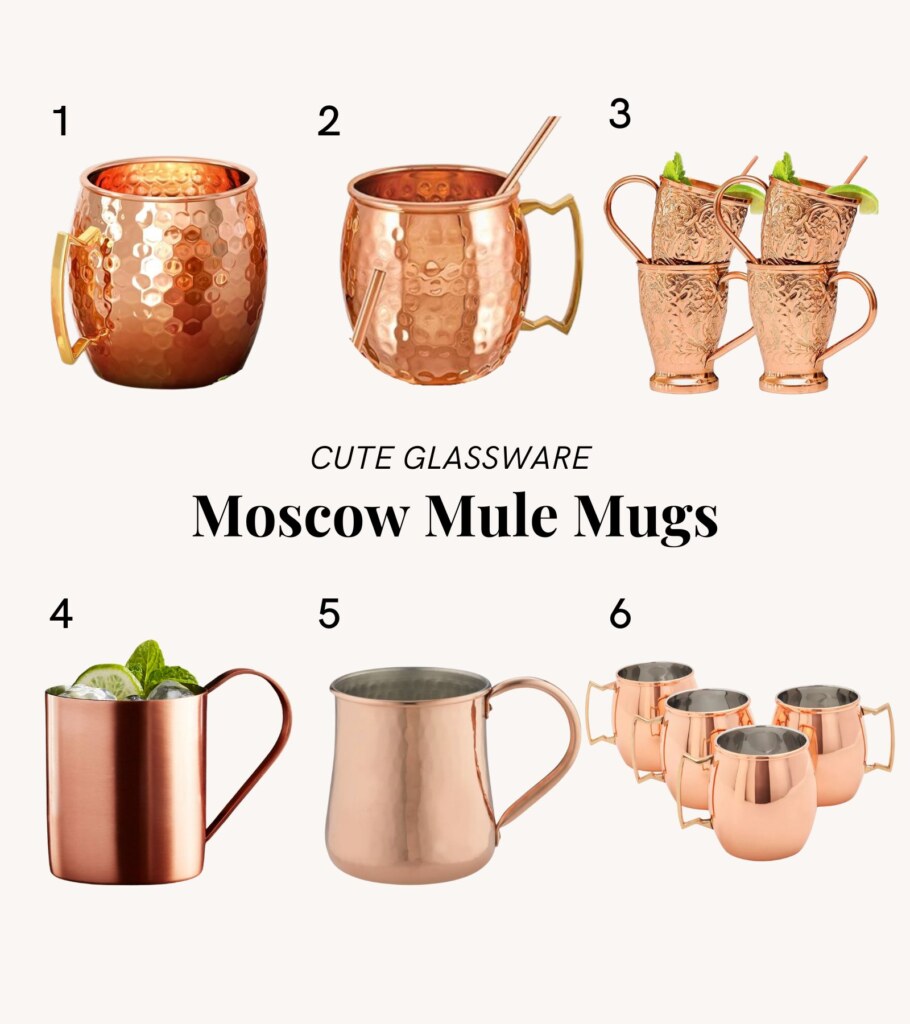 Cute Moscow Mule Mugs