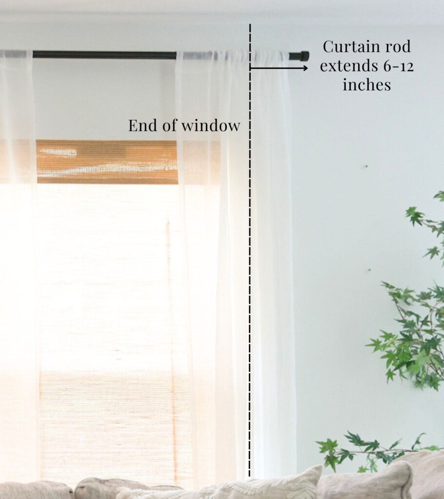 Curtain Rod Extend Past Window