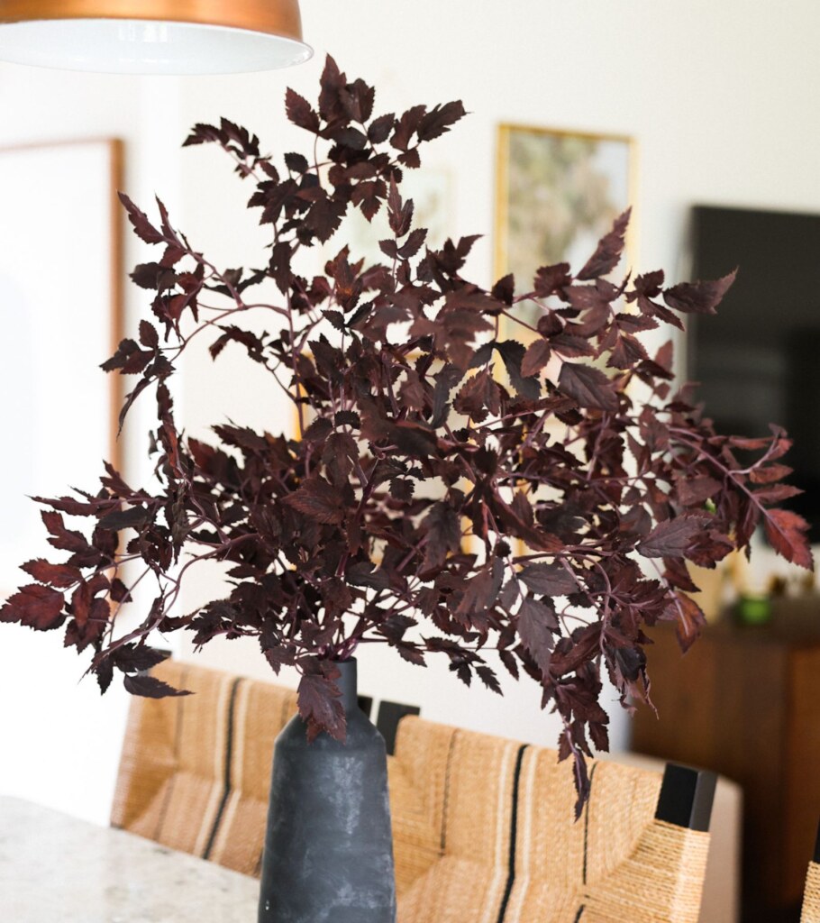 fall house decor - fall faux florals