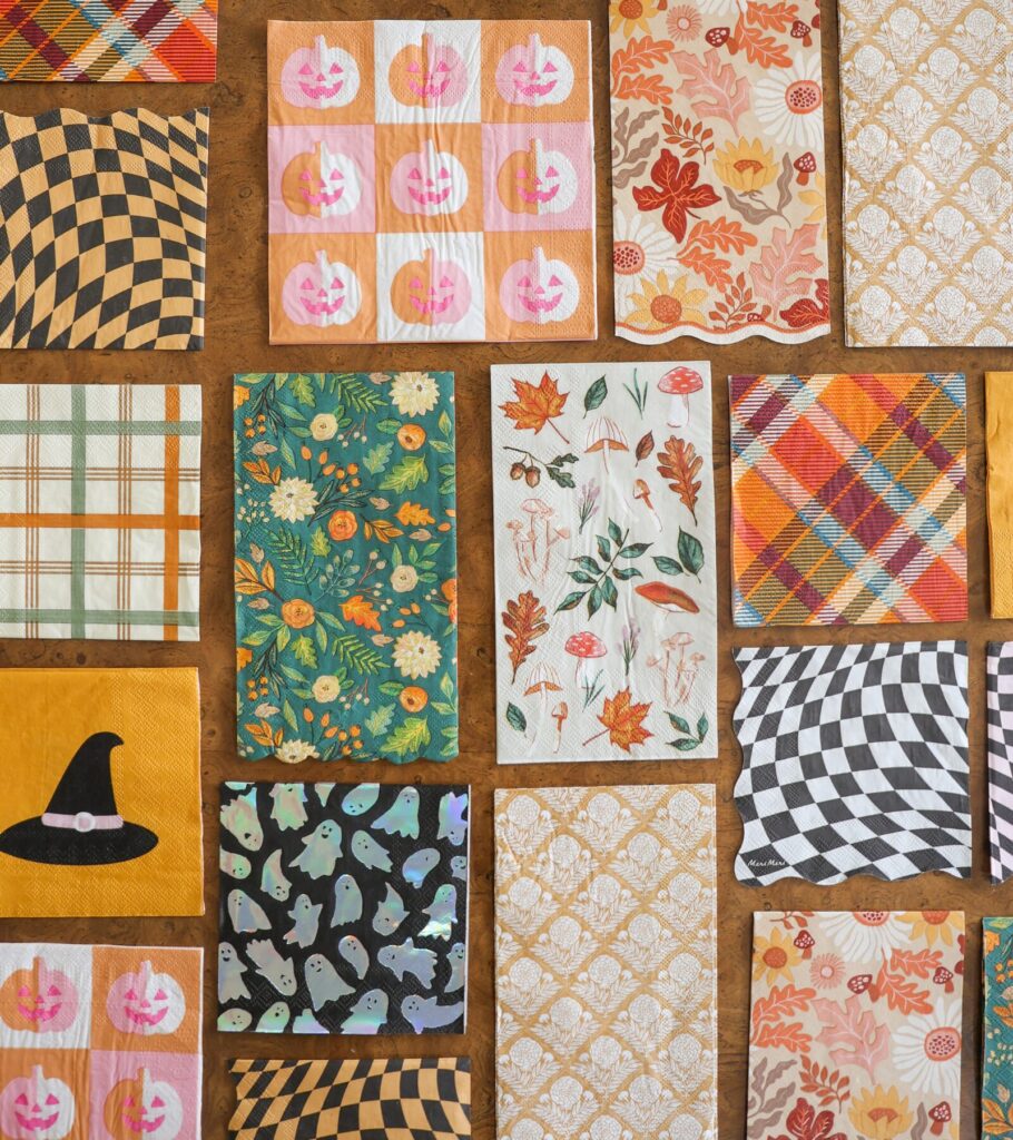 fall napkin options