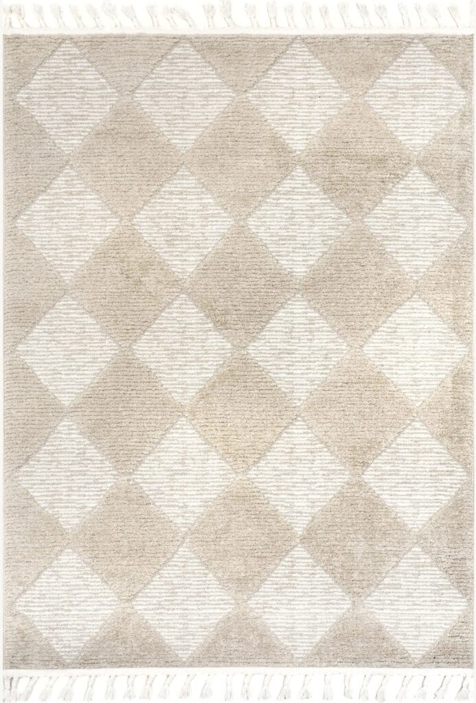 Aylin Diamond Tasseled Rug