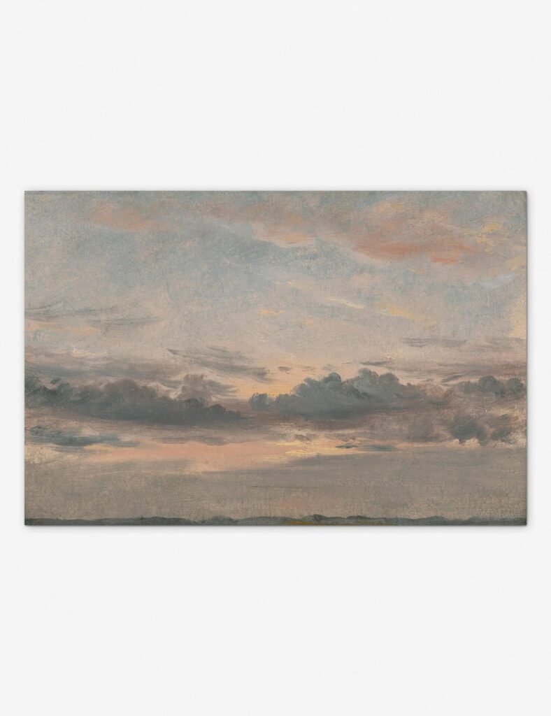 Yale, A Cloud Study, Sunset Print