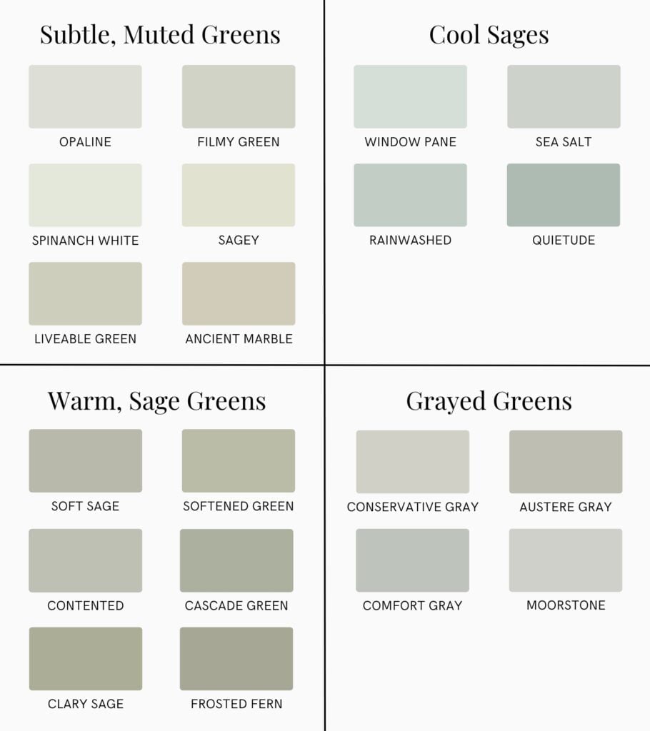 Sage Green Paint Colors