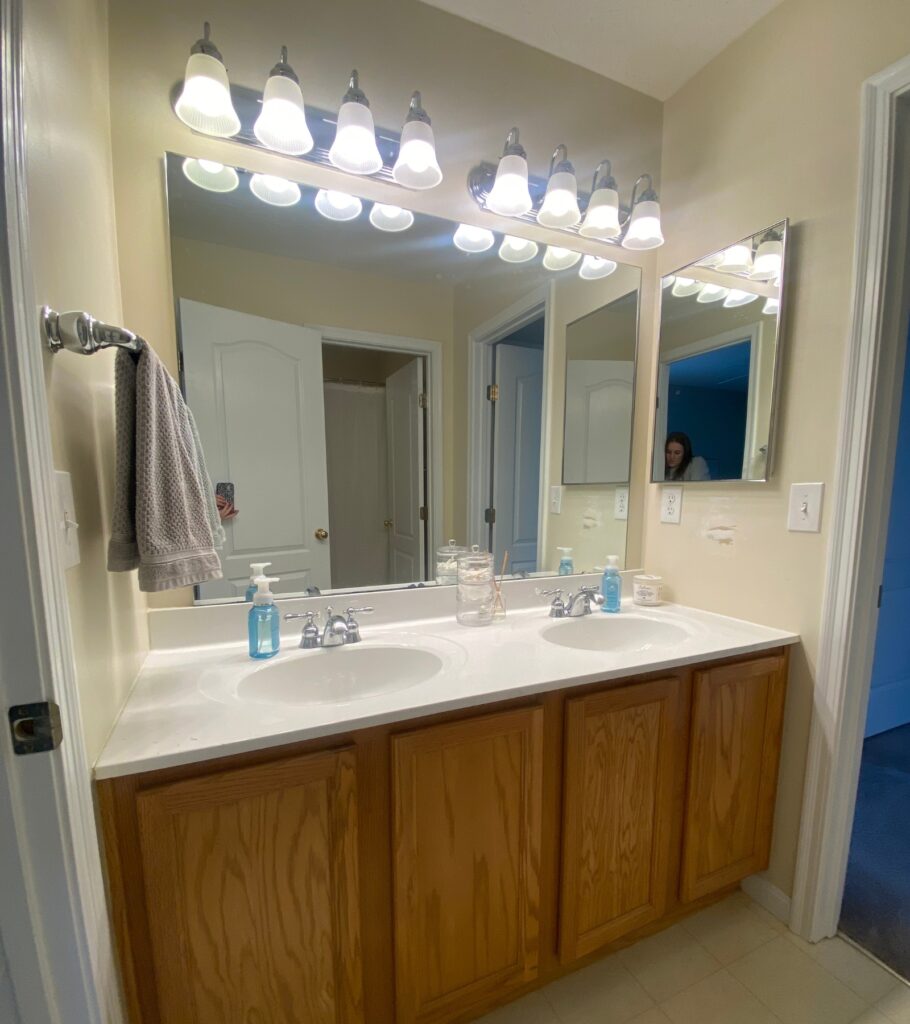 bathroom upgrade - before