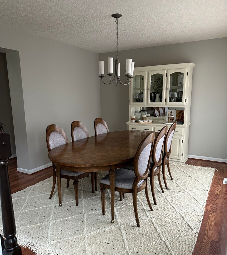 new light fixture - before